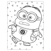 Bộ 50 tranh tô màu Minions A4 A5 - Tô màu sáng tạo, phát triển năng khiếu bé 8.500 VND 7