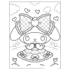 Bộ 50 tranh tô màu My Melody A4 A5 - Giá 15.900₫, phát triển sáng tạo cho bé 2
