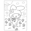 Bộ 50 tranh tô màu My Melody A4 A5 - Giá 15.900₫, phát triển sáng tạo cho bé 6