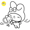 Bộ 50 Tranh Tô Màu My Melody cho Màu Sáp và Chì - KOTY Giá Siêu Ưu Đãi 19.900₫ 2