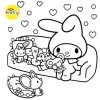 Bộ 50 Tranh Tô Màu My Melody cho Màu Sáp và Chì - KOTY Giá Siêu Ưu Đãi 19.900₫ 4