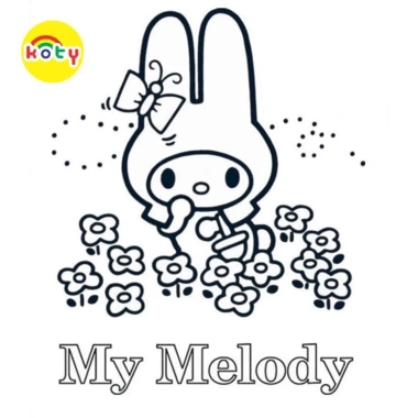 Bộ 50 Tranh Tô Màu My Melody cho Màu Sáp và Chì - KOTY Giá Siêu Ưu Đãi 19.900₫ 8