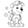 Bộ 50 tranh tô màu Paw Patrol Giáng Sinh Noel Size A4 A5 - Phát triển năng khiếu sáng tạo cho bé, giá chỉ 15.900 VND 4