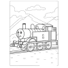 Bộ 50 tranh tô màu Thomas and Friends A4 A5 Nâng cao sáng tạo, năng khiếu bé 15.900₫ 2