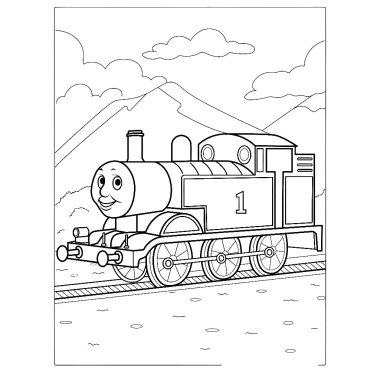 Bộ 50 tranh tô màu Thomas and Friends A4 A5 Nâng cao sáng tạo, năng khiếu bé 15.900₫ 2
