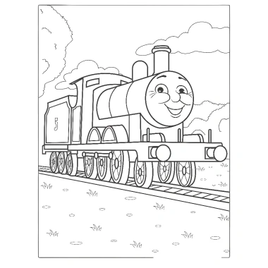 Bộ 50 tranh tô màu Thomas and Friends A4 A5 Nâng cao sáng tạo, năng khiếu bé 15.900₫ 6