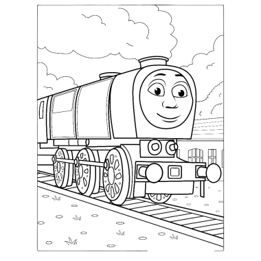 Bộ 50 tranh tô màu Thomas and Friends A4 A5 Nâng cao sáng tạo, năng khiếu bé 15.900₫ 7
