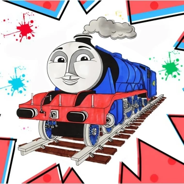 Bộ 50 tranh tô màu Thomas and Friends A4 A5 Nâng cao sáng tạo, năng khiếu bé 15.900₫ 9