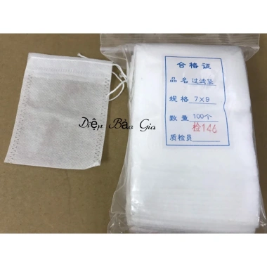 Bộ 50 túi lọc trà cà phê thảo dược đa cỡ vải không dệt - Giá ưu đãi 17.000 VND