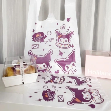 Bộ 50 Túi Nhựa Bé Gái Hồng - Tote, Quà Tặng, Bảo Quản, Đựng Rác, Giá 98.239₫