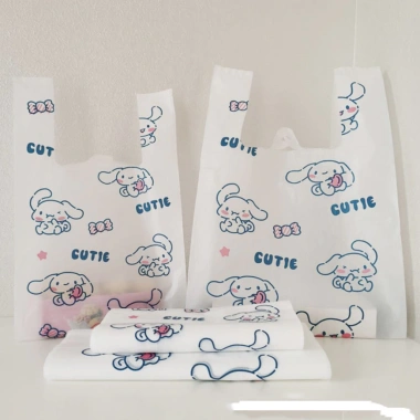 Bộ 50 Túi Nhựa Bé Gái Hồng - Tote, Quà Tặng, Bảo Quản, Đựng Rác, Giá 98.239₫