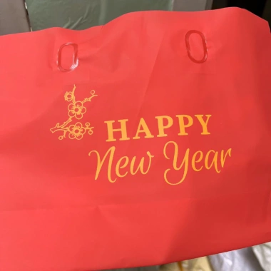 Bộ 50 túi quà Tết Happy New Year – Giá ưu đãi 118.000đ, màu sắc tươi, thiết kế hiện đại