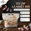 Bộ 50 Túi Zip Đựng Sandwich, Bánh Mì Gối, Thiết Kế Lá Nhiệt Đới, Giá 140k 7