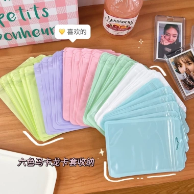 Bộ 50 túi zip mini pastel dễ thương, lomocard đựng đồ cá nhân - Giá chỉ 52.000₫ 4