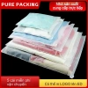Bộ 50 túi zipper nhựa PE trong suốt dày hơn – Đóng gói và lưu trữ quần áo, 56.549đ