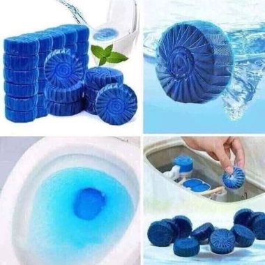 Bộ 50 viên tẩy vệ sinh bồn cầu Nhật Bản - Diệt khuẩn, tẩy sạch vết bẩn, viên thả toilet, giá ưu đãi 50.999₫ 2