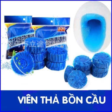 Bộ 50 viên tẩy vệ sinh bồn cầu Nhật Bản - Diệt khuẩn, tẩy sạch vết bẩn, viên thả toilet, giá ưu đãi 50.999₫ 3