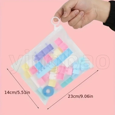 Bộ 50 zip kéo vòng túi nhựa đôi mờ, dây kéo dày, bảo quản thực phẩm, túi vải beg 3 Bộ 50 zip kéo vòng túi nhựa đôi mờ, dây kéo dày, bảo quản thực phẩm, túi vải beg 3