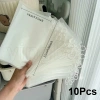 Bộ 50 zip kéo vòng túi nhựa đôi mờ, dây kéo dày, bảo quản thực phẩm, túi vải beg 10