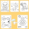 Bộ 50/25/10 tờ tranh tô màu Cinnamoroll cho bé, giấy A4 A5 70gsm, giá 13.100₫ 5