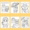 Bộ 50/25/10 tờ tranh tô màu Hulk xanh cho bé giấy A4 A5 70gsm giá chỉ 13.100₫ 3