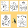 Bộ 50/25/10 tờ tranh tô màu Hulk xanh cho bé giấy A4 A5 70gsm giá chỉ 13.100₫ 5
