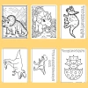 Bộ 50/25/10 tờ tranh tô màu khủng long Dinosaur cho bé Giấy A4/A5 dày 160gsm giá 22.800₫ 6
