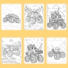 Bộ 50/25/10 tờ tranh tô màu xe tải Monster Truck A4 A5 70gsm MT871T Giá 13.100₫ 4
