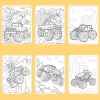 Bộ 50/25/10 tờ tranh tô màu xe tải Monster Truck A4 A5 70gsm MT871T Giá 13.100₫ 8