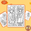 Bộ 50/25/10 tờ tranh tô màu Yu-Gi-Oh! cho bé - giấy A4/A5 dày 160gsm, giảm giá 22.8k