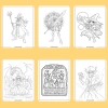 Bộ 50/25/10 tờ tranh tô màu Yu-Gi-Oh! cho bé - giấy A4/A5 dày 160gsm, giảm giá 22.8k 3