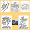 Bộ 50/25/10 tờ tranh tô màu Yu-Gi-Oh! cho bé - giấy A4/A5 dày 160gsm, giảm giá 22.8k 5