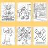 Bộ 50/25/10 tờ tranh tô màu Yu-Gi-Oh! cho bé - giấy A4/A5 dày 160gsm, giảm giá 22.8k 6