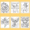 Bộ 50/25/10 tờ tranh tô màu Yu-Gi-Oh! cho bé - giấy A4/A5 dày 160gsm, giảm giá 22.8k 9