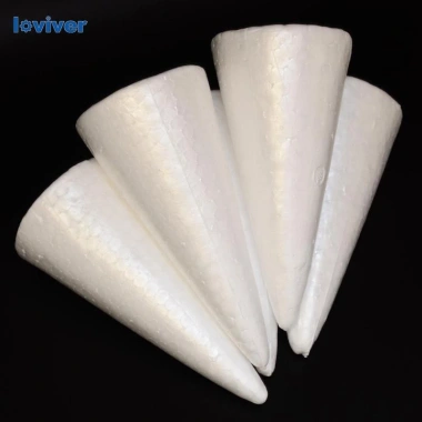 Bộ 5/10 Hình Nón DIY Giáng Sinh Xốp Thủ Công 70-150mm - Đồ Trang Trí Độc Đáo, Giá Ưu Đãi 35.200₫
