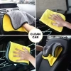 Bộ 5/10 Khăn Lau Microfiber Hai Mặt Siêu Mịn, Thấm, Vải Chi Tiết Ô Tô - Giá 36.399₫ 6