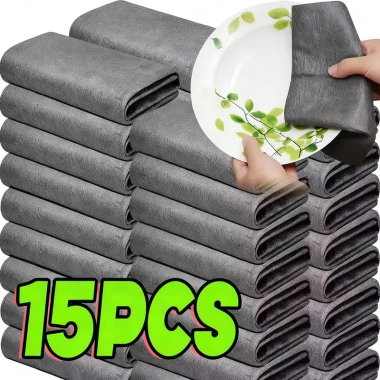 Bộ 5/10/15 Chiếc Vải Lau Siêu Thấm Magic - Khăn Microfiber Lau Kính Cửa Sổ 29.799₫