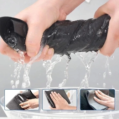 Bộ 5/10/15 Chiếc Vải Lau Siêu Thấm Magic - Khăn Microfiber Lau Kính Cửa Sổ 29.799₫