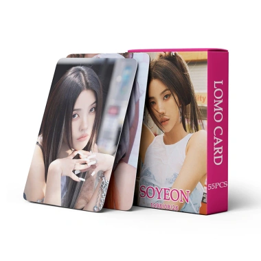 Bộ 55 Photocard I-DLE Soyeon SWAY Album LOMO Card - Dih Gói 55 Cái Giá Ưu Đãi 57.200 VND