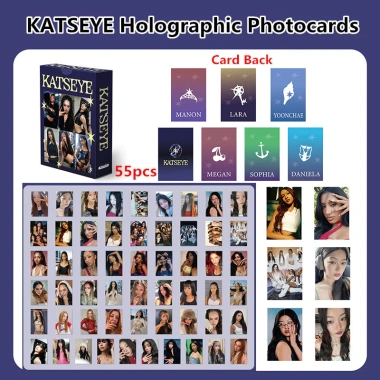 Bộ 55 Photocards KPOP Blackpink, ENHYPEN CORTIS KATSEYE - Thẻ Holographic, Giá 38.500₫ 5 Bộ 55 Photocards KPOP Blackpink, ENHYPEN CORTIS KATSEYE - Thẻ Holographic, Giá 38.500₫ 5