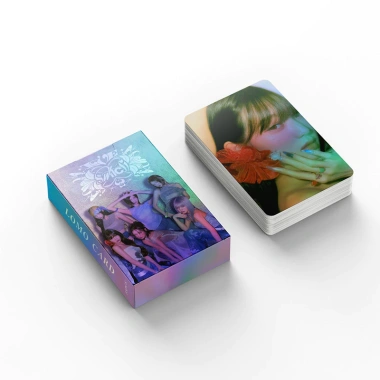 Bộ 55 Thẻ Ảnh KPOP IVE Laser Card và SWITCH LOMO, Hình Nhóm Nhạc, Giảm Giá 57%