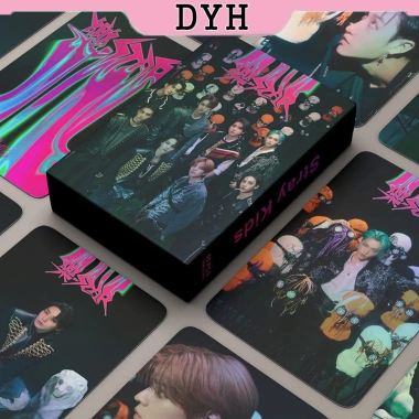 Bộ 55 Thẻ Ảnh Laser Stray Kids - KPOP LOMO Card Hình Nhóm Nhạc, Giá 57.200₫