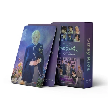 Bộ 55 Thẻ Ảnh Laser Stray Kids Magic School KPOP LOMO - Giá giảm 57.200₫