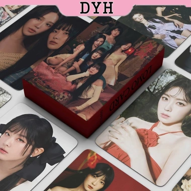 Bộ 55 Thẻ Ảnh Nhung Đỏ Chill Kill - Album KPOP LOMO, Hộp Sưu Tập, Giá 57.200 VND