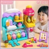 Bộ 58PCS Đồ Chơi Máy Làm Kem Đất Sét - Chất Lượng Cao, Không Chứa Chất Màu, Đồ Nấu Ăn Bé Gái, Giảm Giá 259k