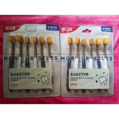 Bộ 6 bàn chải đánh răng siêu mềm mượt cho gia đình - Giá chỉ 29.999đ giảm từ 38.099đ Bộ 6 bàn chải đánh răng siêu mềm mượt cho gia đình - Giá chỉ 29.999đ giảm từ 38.099đ