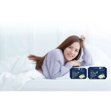 Bộ 6 Băng Vệ Sinh Yeonchi Organic 35cm Siêu Mỏng Cánh Rộng 16cm An Tâm Ngủ Ban Đêm 6