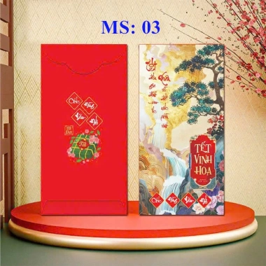 Bộ 6 bao lì xì khổ lớn 16cm bìa kraft cao cấp - Giá ưu đãi 18.750₫, chất lượng Việt Nam