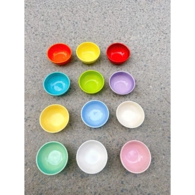 Bộ 6 Bát Chấm Cầu Vồng Le Creuset 50ml, Dùng Máy Rửa Bát, Lò Vi Sóng, Giá 349k