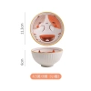 Bộ 6 bát đũa sứ họa tiết thổ cẩm - Hộp quà sang, ăn cơm, giá chỉ 95.000đ 2